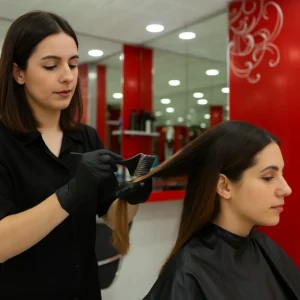 Lavar + Cortar + Teñir + Peinar: